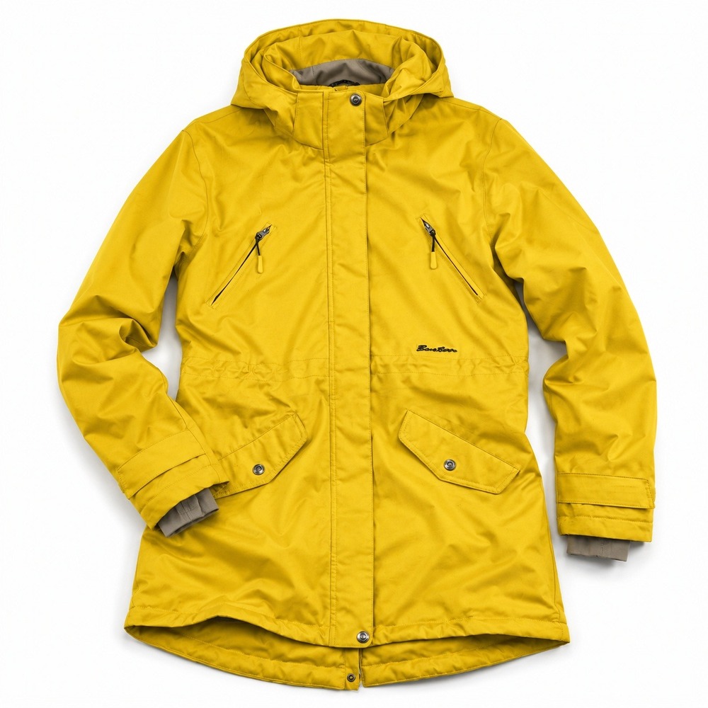 Burton DRYRIDE Insulated Snowboard Ski Jacket Yellow Women's Medium Hooded
